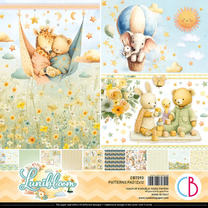 Hovedbilde Ciao Bella – Lunibloom Patterns Pad (8pcs) ...
