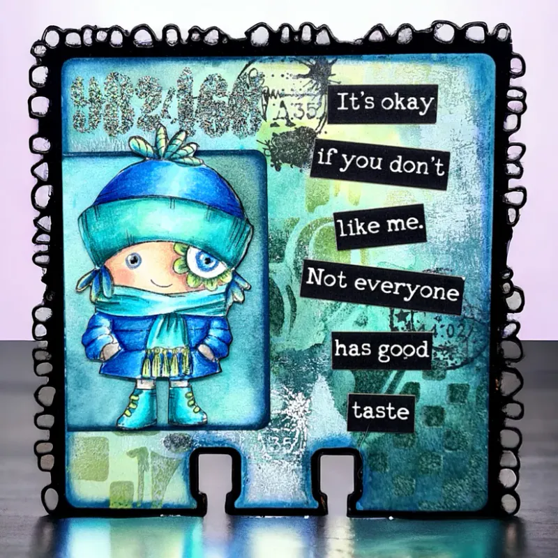 AALL & Create A6 Ephemera Die-Cuts – Amusing Cuts – EP-48 Svart.