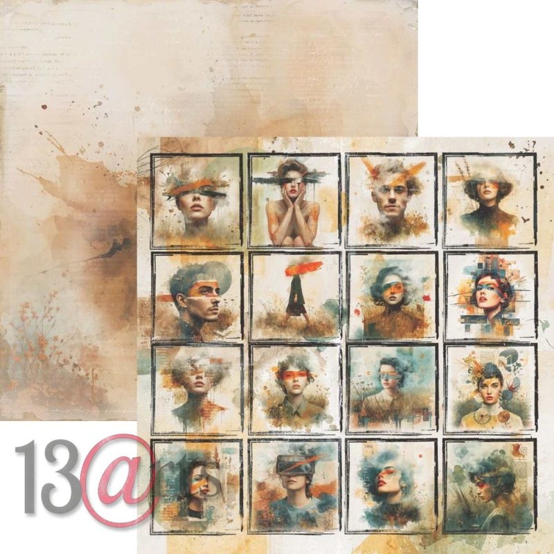 13@rt Retroteca Paper Pad 12x12