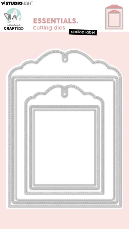 Creative Craftlab Essentials – Scallop Label dies (CCL-ES-CD1119)