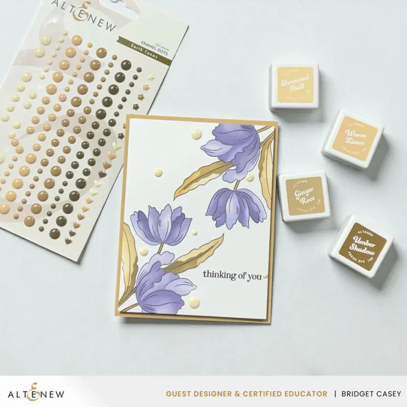 Embellishments – Earth Tones Enamel Dots