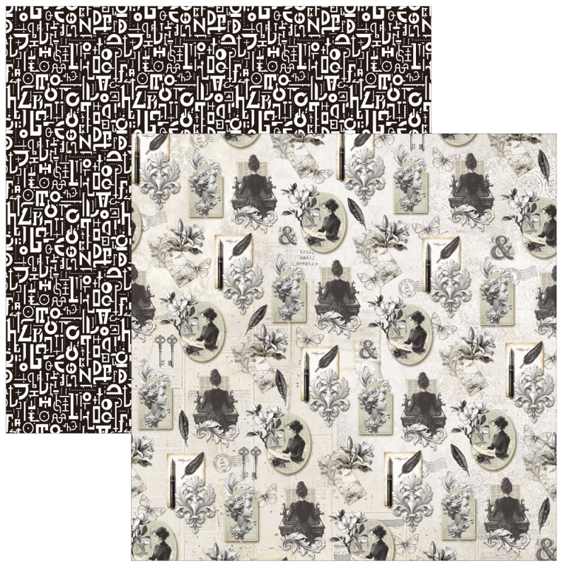 Ciao Bella – Typographic Patterns Pad 12x12