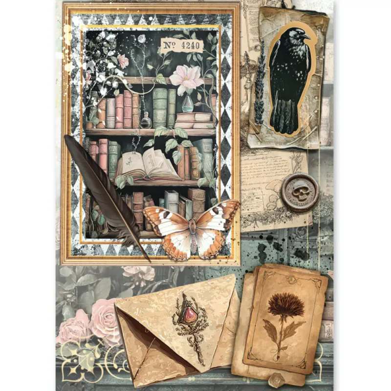 Ciao Bella – The Witch’s Grimoire A5 Mixed Media Rice Paper (8 ark)