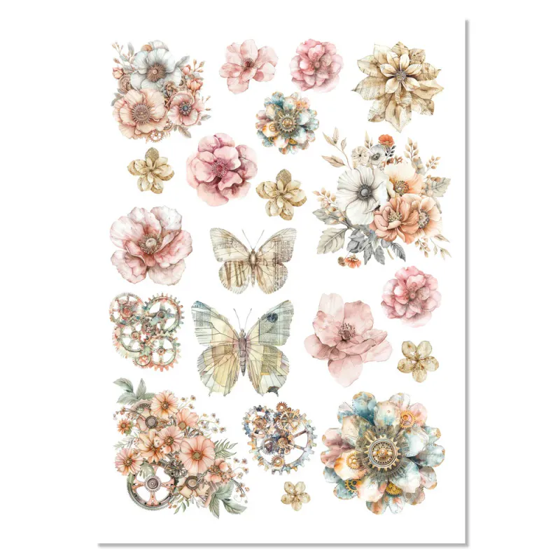 Ciao Bella – Lost in Time A4 Mixed Media Rice Paper