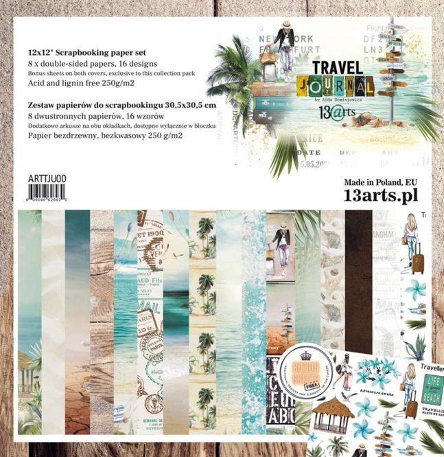 Hovedbilde 13@rt Travel Journal 12x12