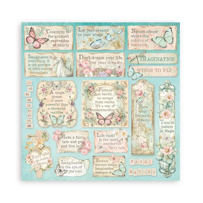 Stamperia Wonderland 12x12 Inch Paper Pack