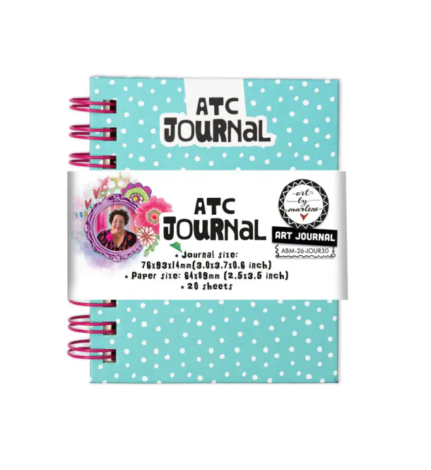 Hovedbilde ABM art journal ATC-size 