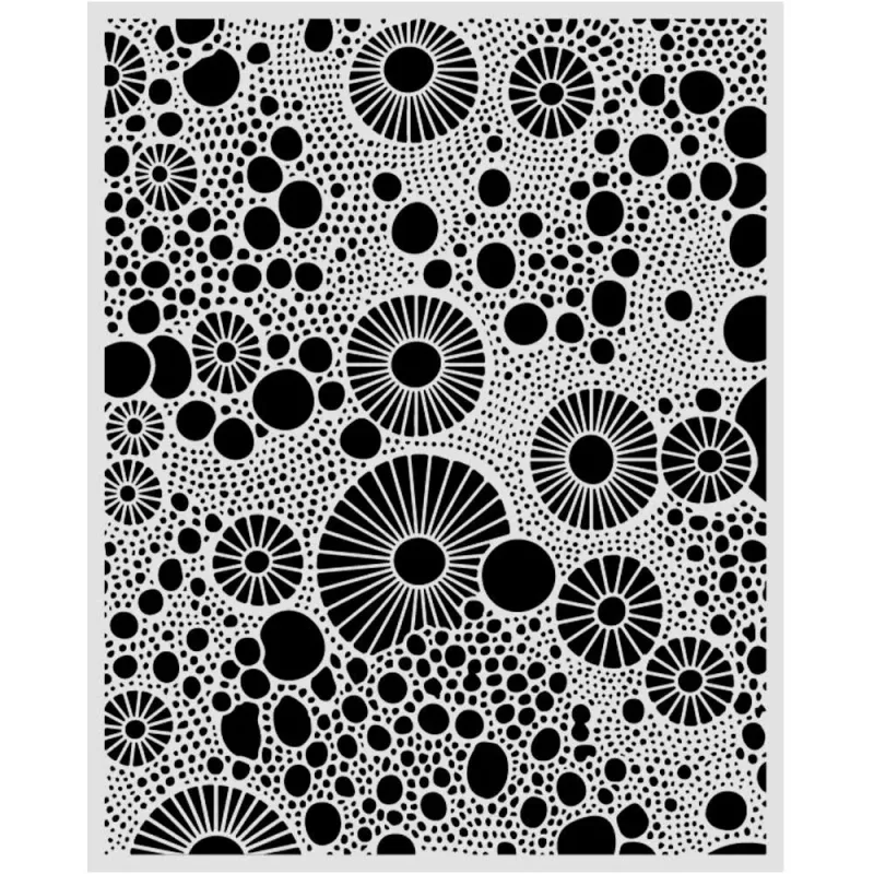 Stamperia – All Around Thick Stencil Rings 20x25 cm