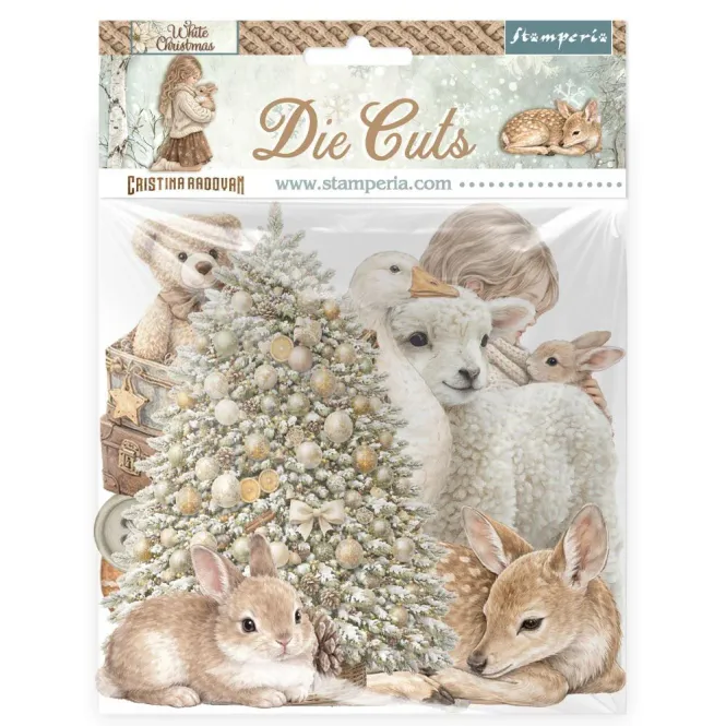 Hovedbilde Stamperia – White Christmas Die Cuts