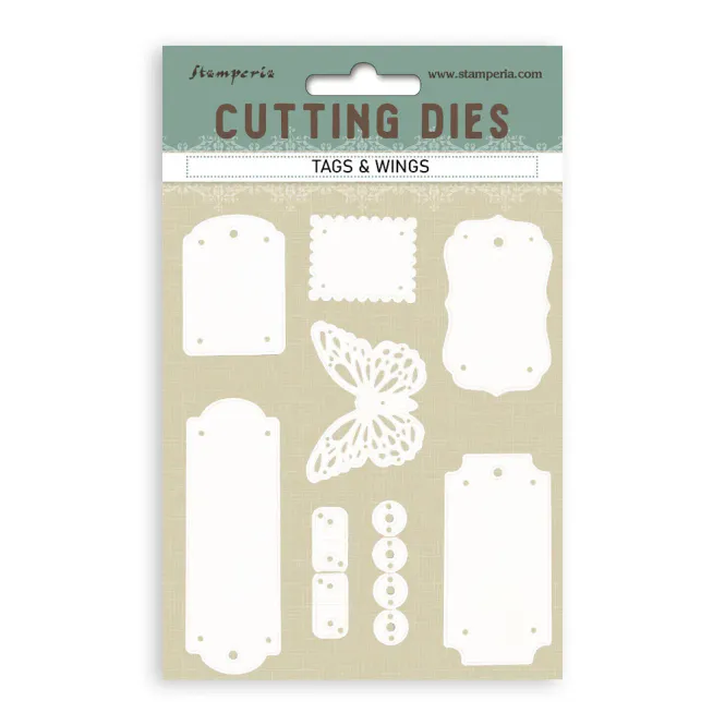 Hovedbilde Stamperia – Quiet Days A6 Cutting Dies ...
