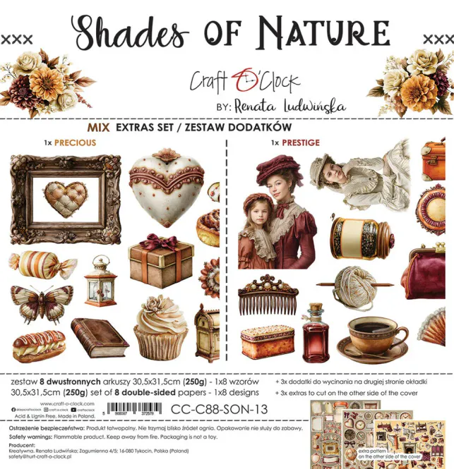 Hovedbilde Craft O’Clock Shades of Nature Extras Set ...