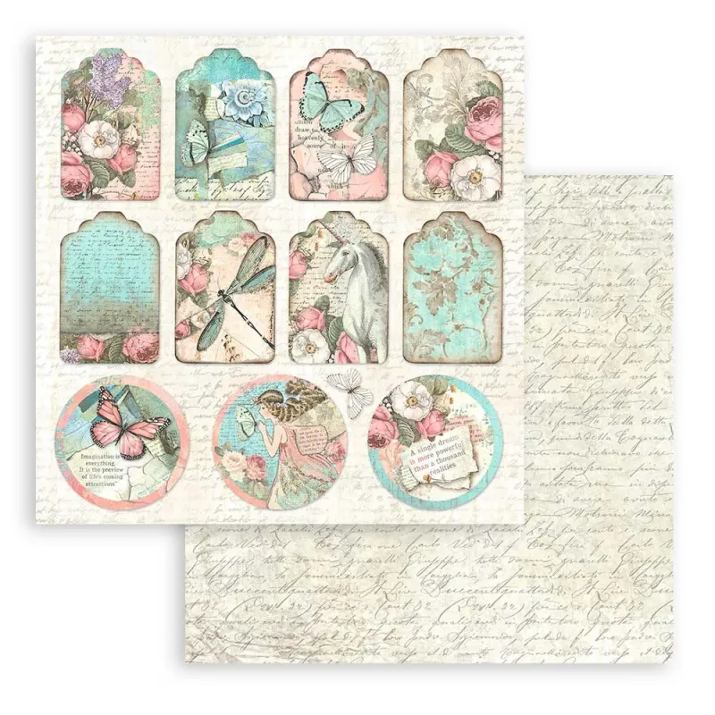 Stamperia Wonderland 12x12 Inch Paper Pack