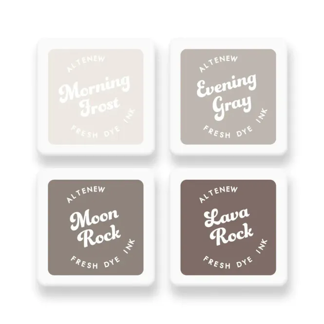 Hovedbilde Warm Gray Fresh Dye Ink Mini Cube Set