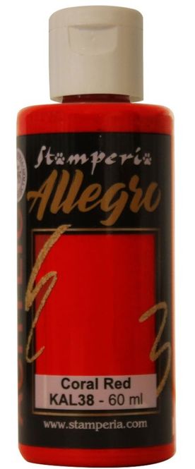 Hovedbilde Stamperia – Allegro Coral Red 60 ml
