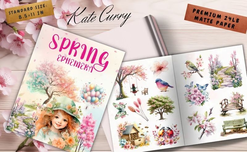 Spring Ephemera Book – Kate Curry / Poortoast