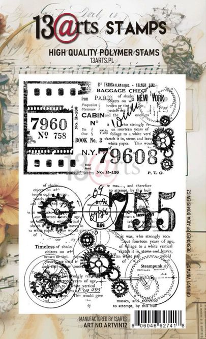 Hovedbilde 13@rt Grungy Vintage A6 Clear stamp