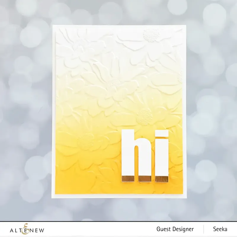 Altenew – Daisy Bed 3D Embossing Folder 6
