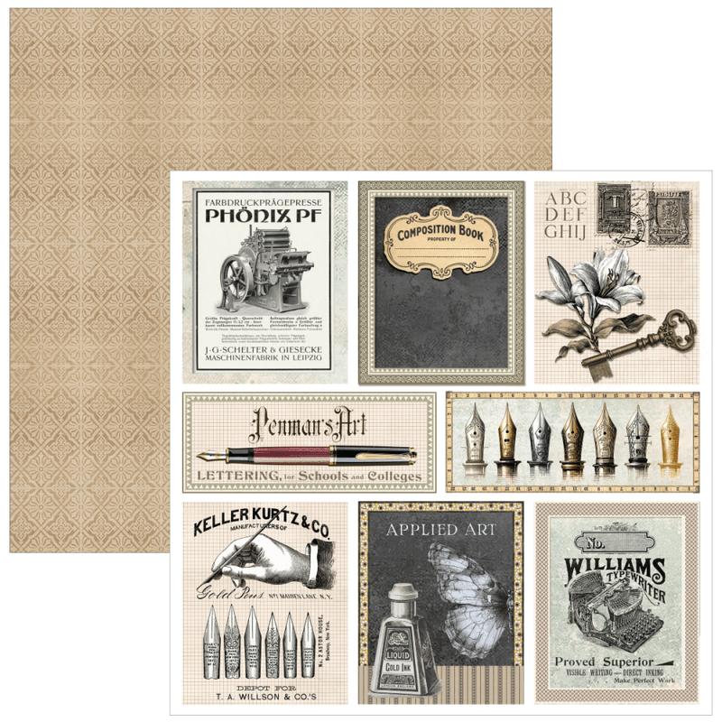 Ciao Bella – Typographic Patterns Pad 12x12