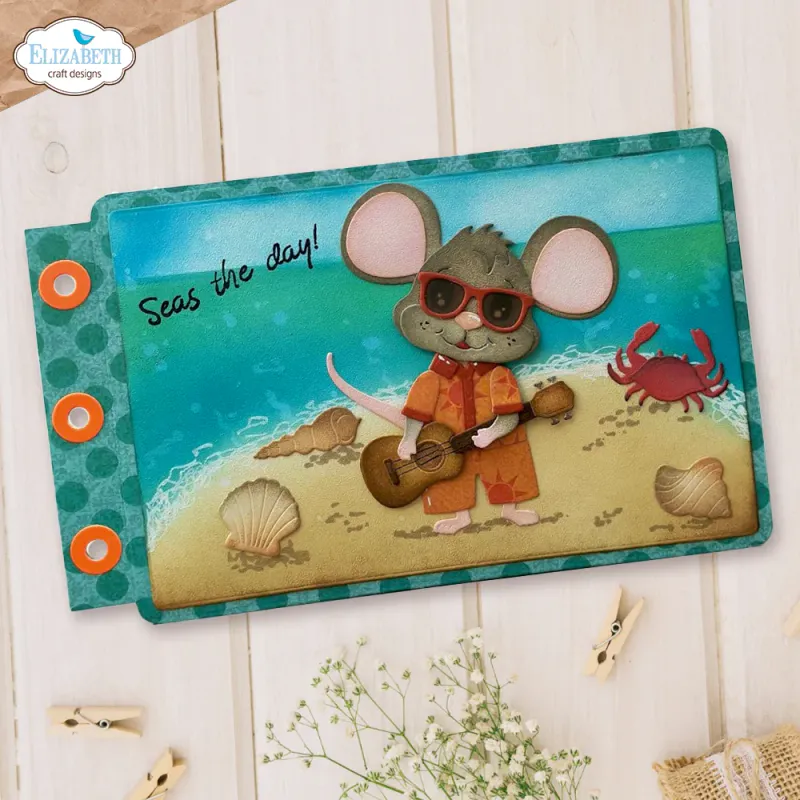 Elisabeth Craft Designs – Destination Fun Stamp Sentiments by Cute & Whimsical