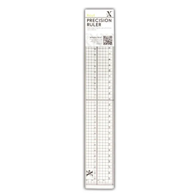 Xcut 30 cm Precision Ruler – Metal Edge Inlay