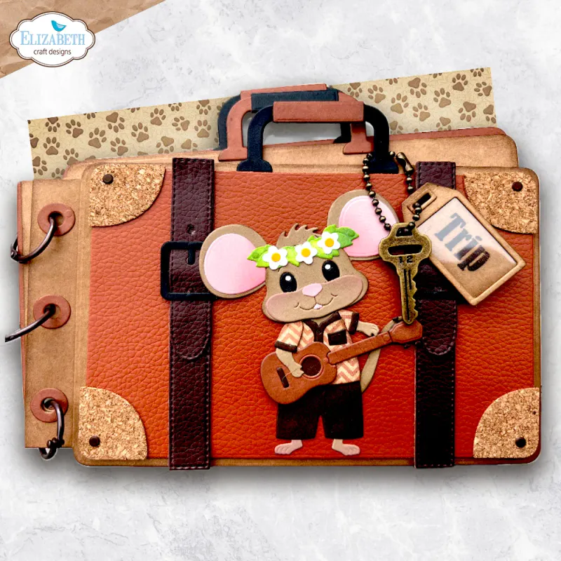 Elizabeth Craft Designs Destination Fun Die – Camera and Suitcase