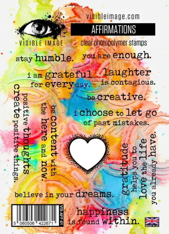 Visible Image – Affirmations A6 Stamp Set