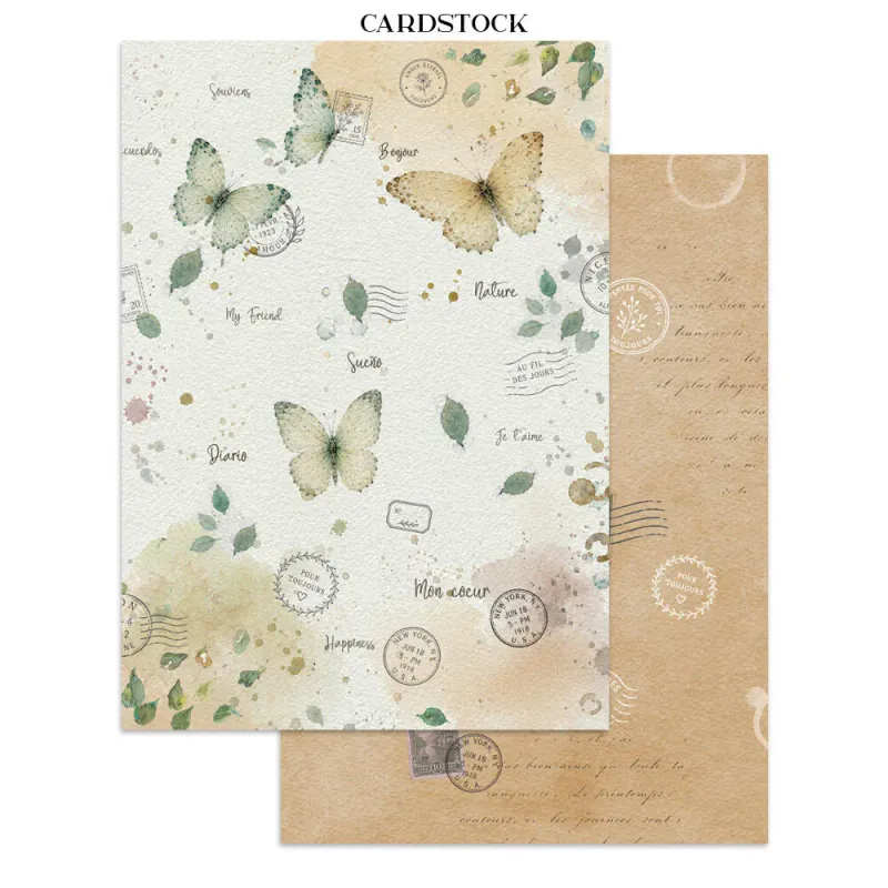 Stamperia – Flowers and Poems Junk Journal – Stickers, Backgrounds & Cut Outs