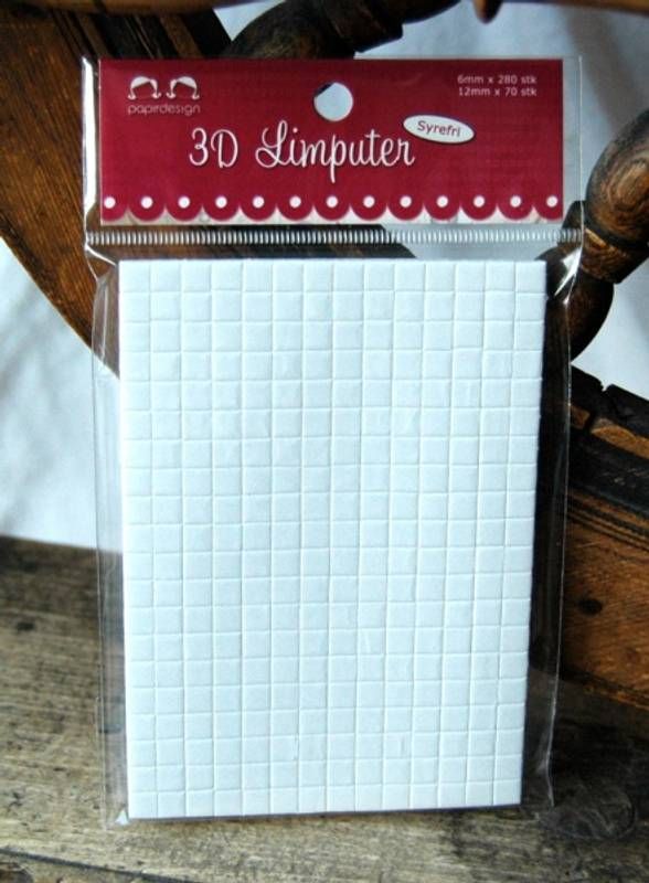 Papirdesign – 3D Limputer 12 mm