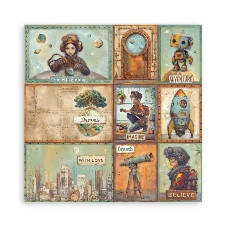 Stamperia A New Beginning Single Face 12x12