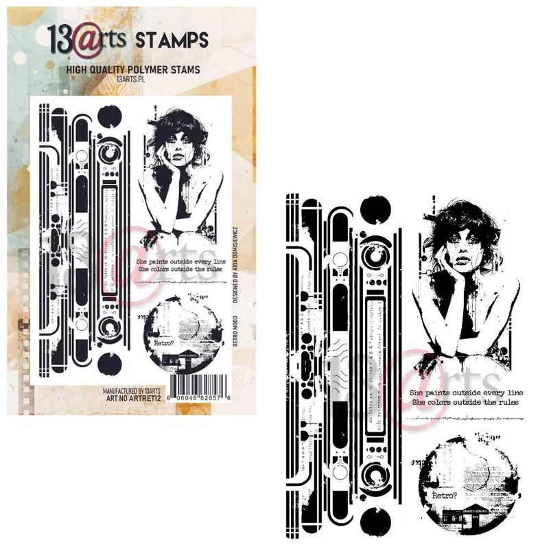 13@rt Retro Mood A6 Stamp
