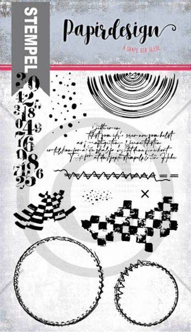 Hovedbilde Papirdesign – Tekstur (Clear Stempelsett)