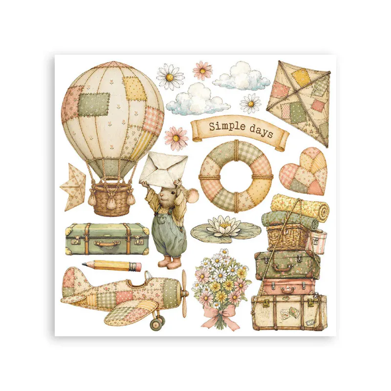 Stamperia – Cozy Family Rub-On – 6 ark