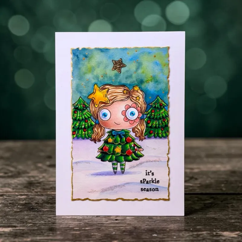 AALL & Create A7 Clear Stamp Set – Sparkle Season – TP-1393