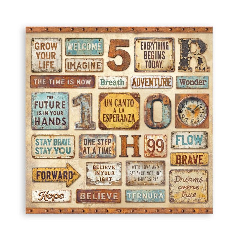 Stamperia A New Beginning Double Face 12x12