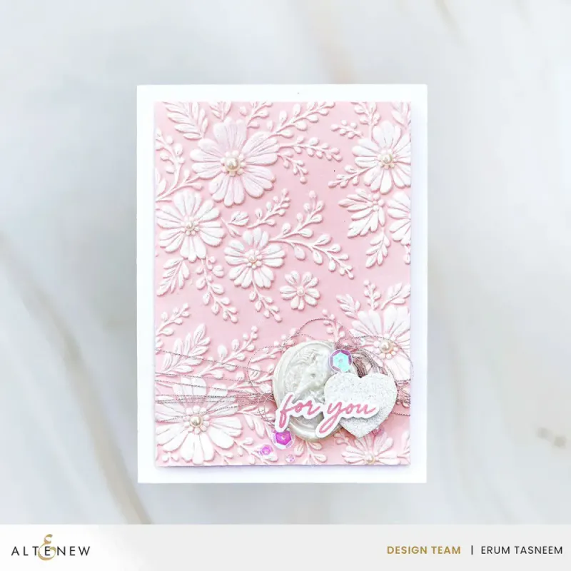 Altenew – Piped Floral Lace 3D Embossing Folder 6