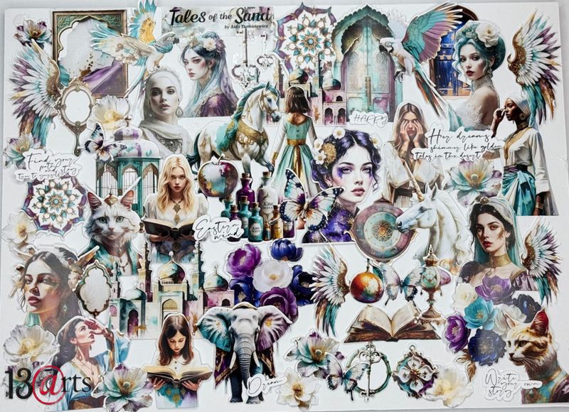 13@rt Tales Of The Sand Die Cuts Set