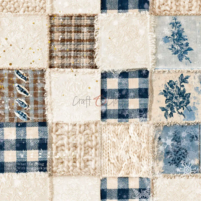 Craft O’Clock Snow Games Mix Paper Set 8 × 8