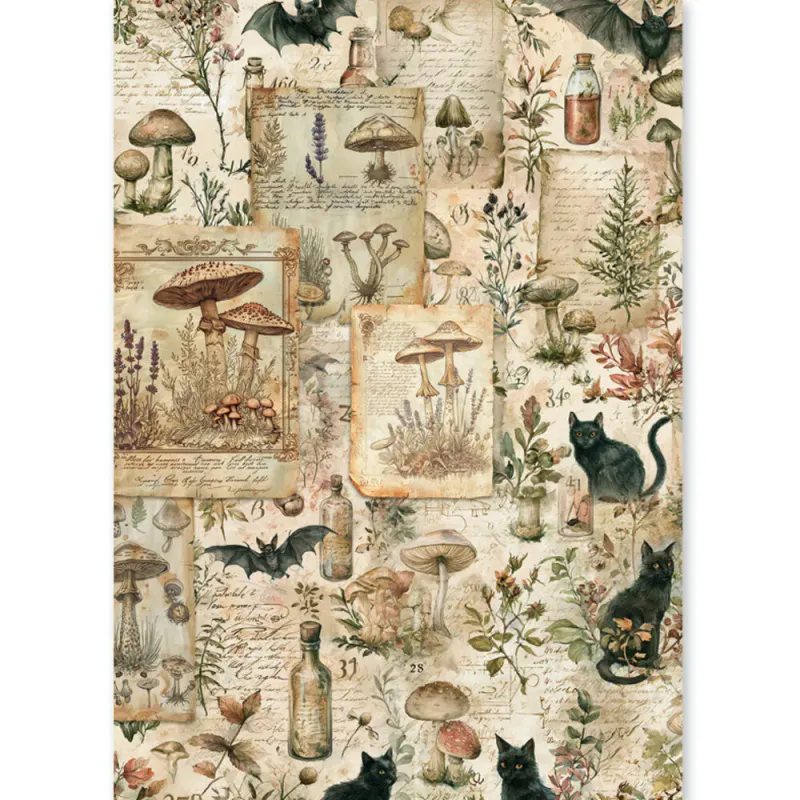 Ciao Bella – The Witch’s Grimoire A5 Mixed Media Rice Paper (8 ark)