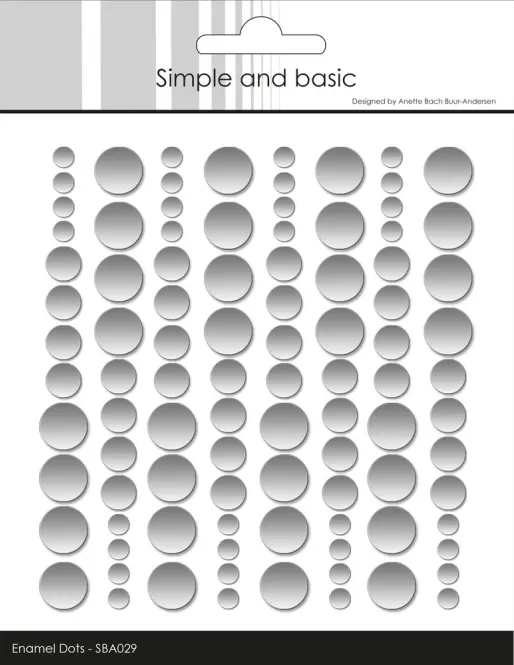 Hovedbilde Simple and Basics – Enamel Dots | Metallic ...