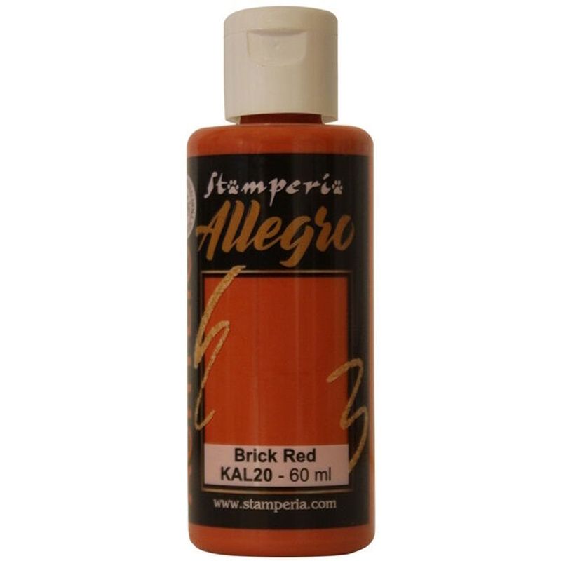 Stamperia – Allegro Brick Red 60 ml