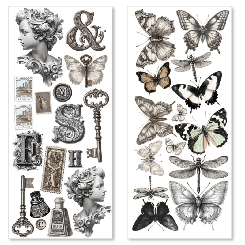Ciao Bella – Typographic Art Stickers (5 transparente ark)