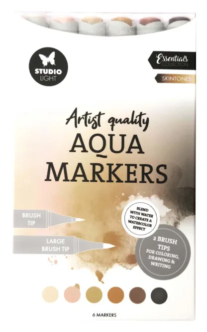 Hovedbilde Studio Light – Aqua Markers Skintones ...