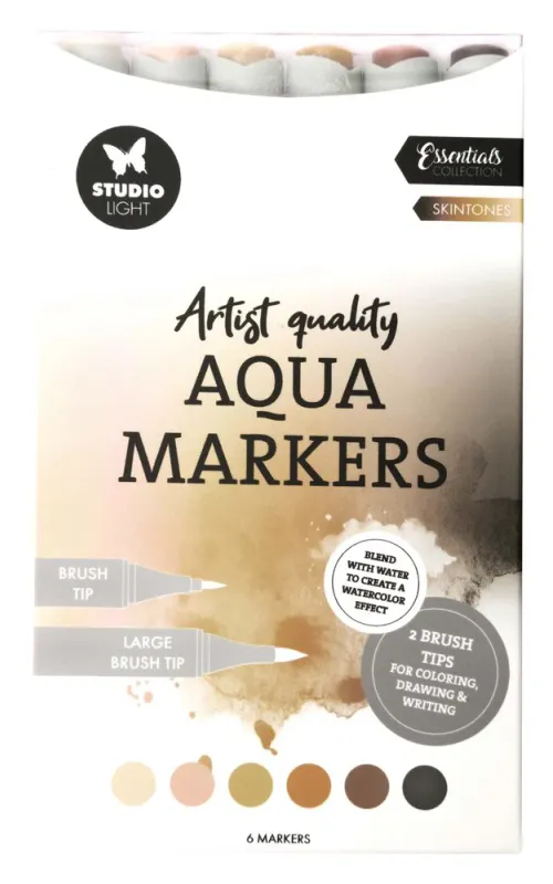 Studio Light – Aqua Markers Skintones (SL-CO-MARK50)