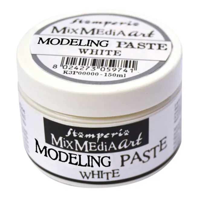 Hovedbilde Stamperia Modeling Paste 150 ml White