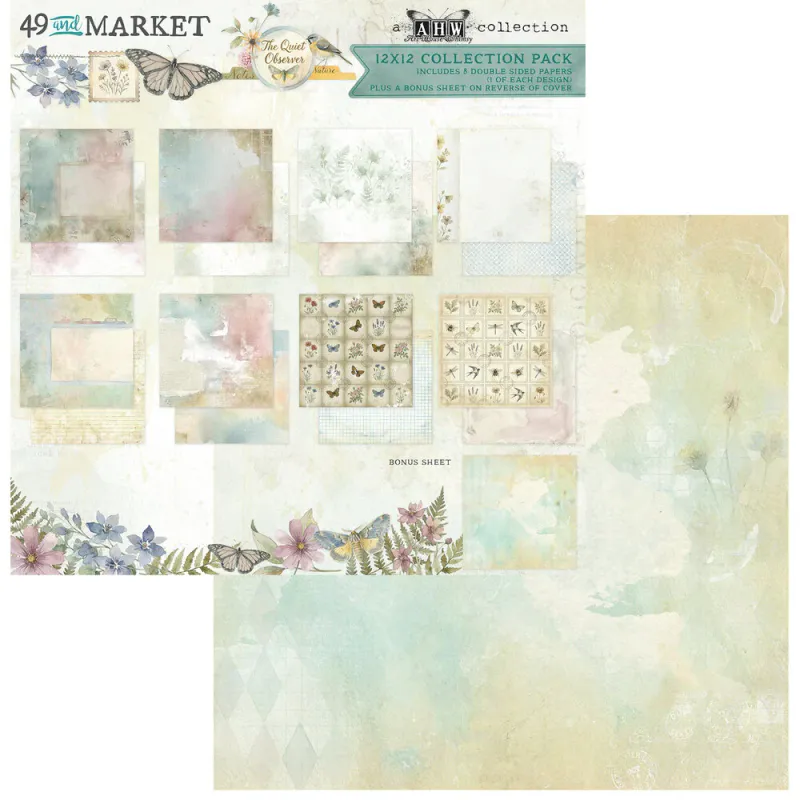 49 and Market – The Quiet Observer – Papirpakke 12x12 inch (TQO-37029)