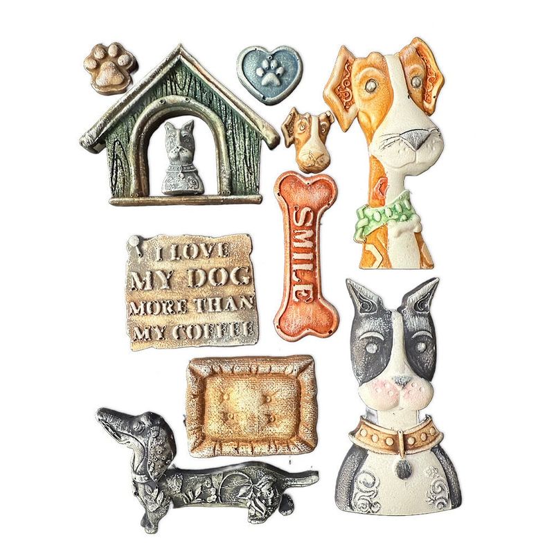 Stamperia – Furry Friends – A5 Silicon Mould I Love My Dog
