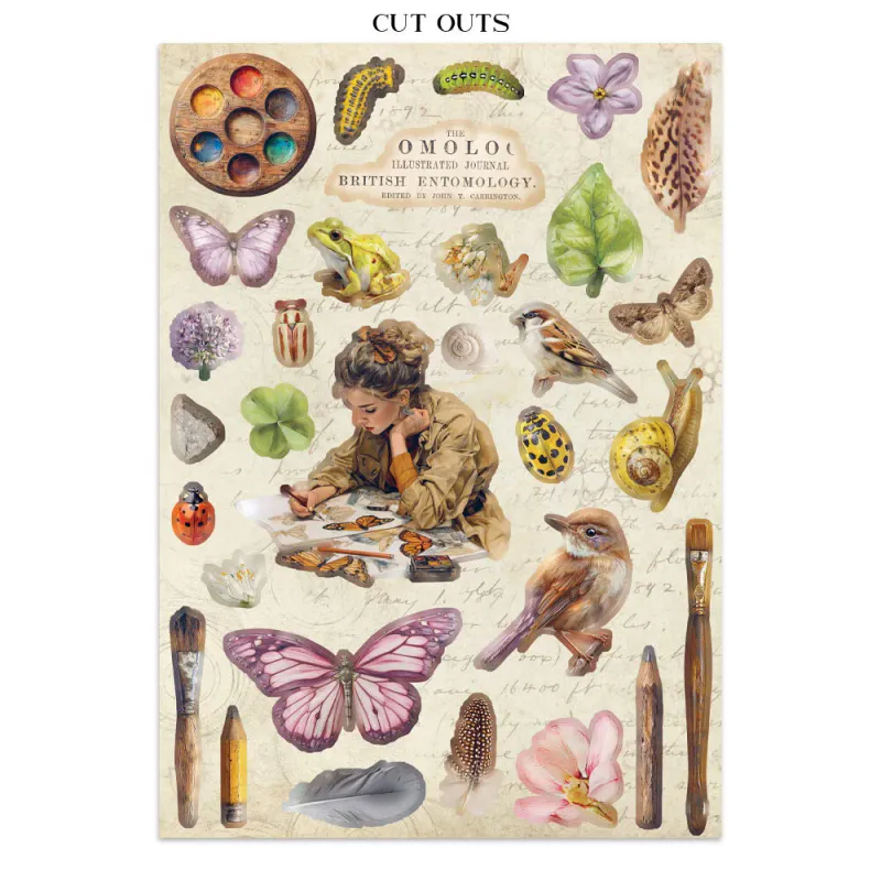 Stamperia – All Around Junk Journal Stickers, Backgrounds & Cut-Outs