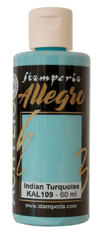 Stamperia – Allegro Indian Turquoise 60 ml