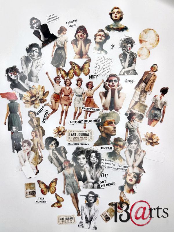 13@rt Retroteca Die Cuts Set