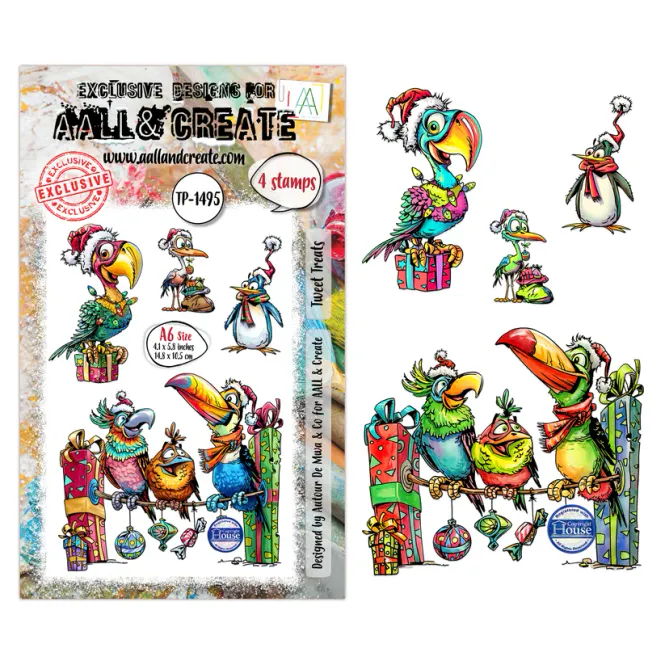 Hovedbilde AALL & Create A6 Clear Stamp Set – Tweet ...